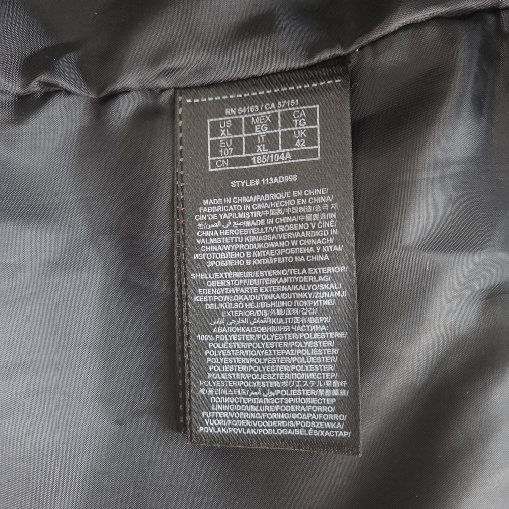Guess Men's Gray Puffer Ski Snowboard Jacket NWOT Hooded XL Warm Cozy - Picture 8 of 12